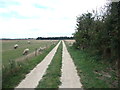 The Viking Way heading north-west from Woodhall Spa