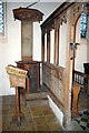 Pulpit and screen at Lower Gravenhurst Church