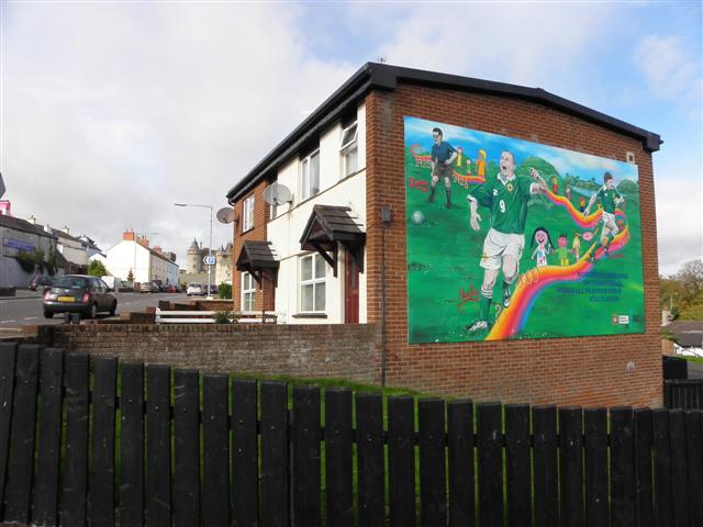 Football mural, Killyleagh