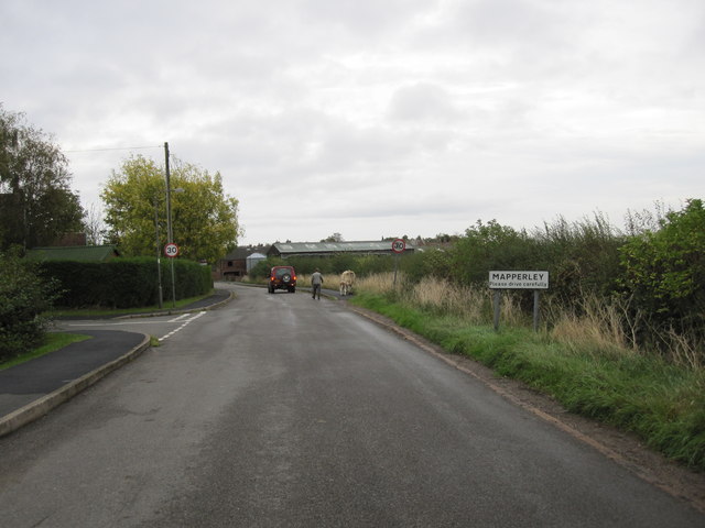 Approaching Mapperley Village