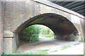 Road bridge over disused rail track