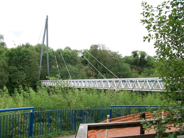 Bridge across the Boyne at the Newgrange Interpretation Centre
