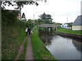 Wooden footbridge over the canal at Govilon