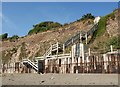 Beach staircase, Downderry