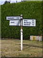 Roadsign on Main Road, Bucklesham