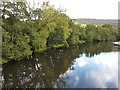 River Derwent, above the weir, New Bridge