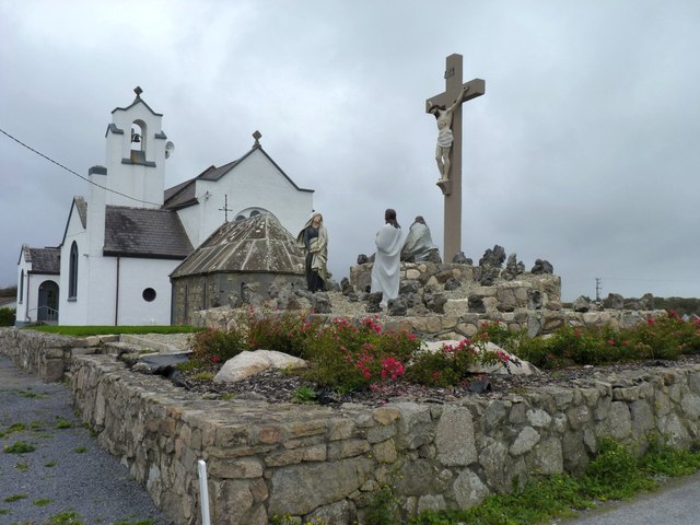 Cross by the church