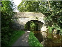 SE0324 : Rochdale Canal Bridge No.5, Luddendenfoot by Humphrey Bolton