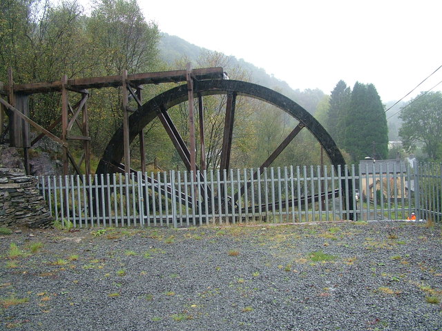 Pont-Rhyd-y-Groes watermill wheel