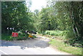 Footpath into Hurt Wood