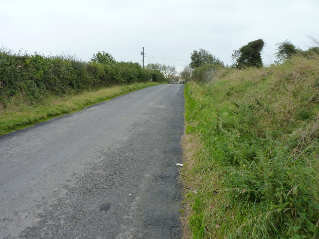 Side road near a standing stone