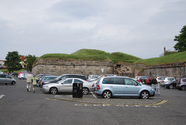 Car park by the town walls