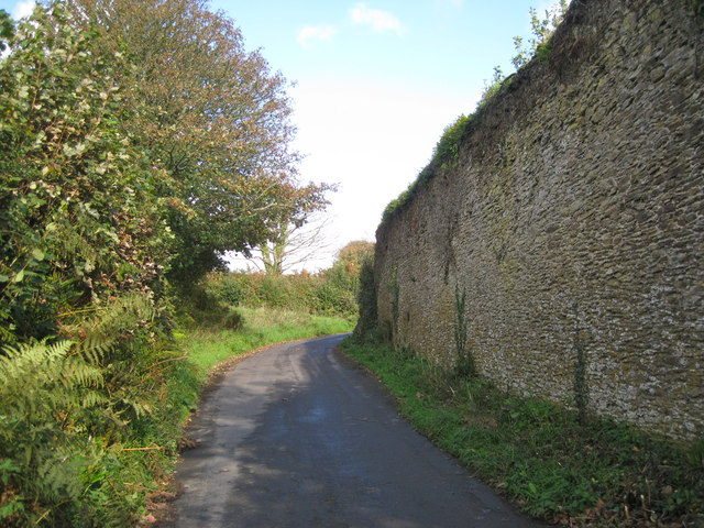 North wall of an enclosure, Lower Cotterbury 