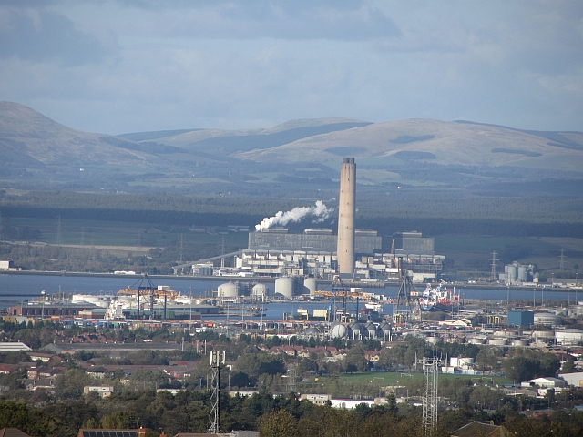 Grangemouth docks © Richard Webb :: Geograph Britain and Ireland