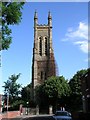 St Philips church steeple Blackburn