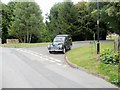 Morris van parked in Horsecroft, Ewyas Harold