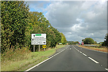 SK9227 : Crossroads on the A1 by Robin Webster