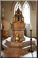 Holy Trinity, Shepherdess Walk, Hoxton - Font