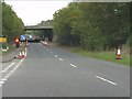 Roadworks at the M5 bridge