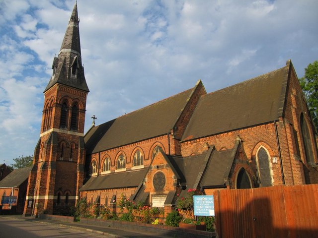 St Cyprian's Church, Hay Mills,... © user cc-by-sa/2.0 :: Geograph ...