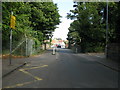 Narrowing of Dumpton Lane as it crosses the railway