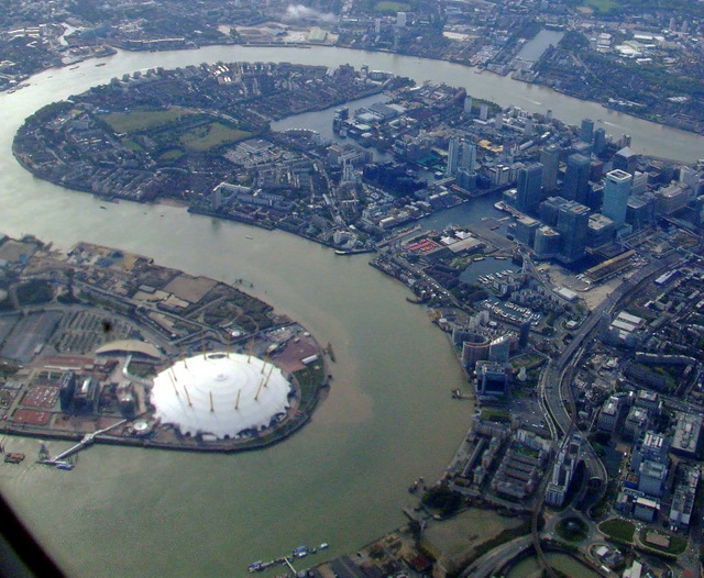 The Millennium Dome And Isle Of Dogs C Thomas Nugent Geograph Britain And Ireland