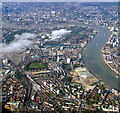 TQ3678 : Rotherhithe from the air by Thomas Nugent