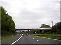 NS7750 : Bridge carrying the Burnhead Road over the M74 by Peter Bond