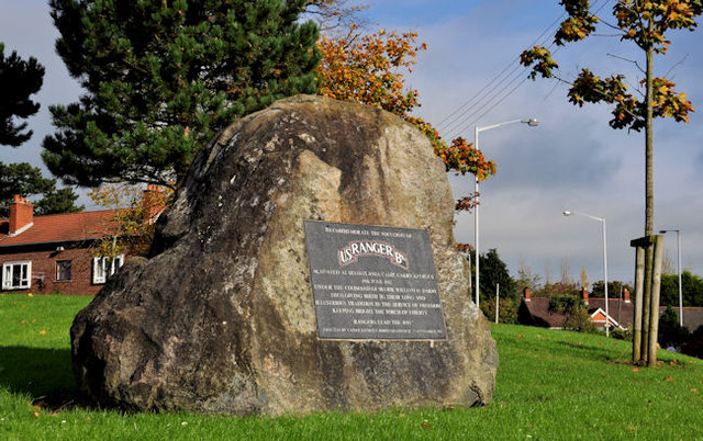 US Rangers memorial stone, Carrickfergus