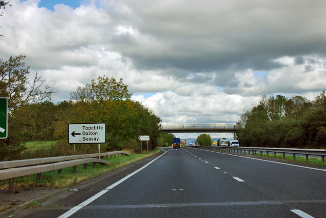 A168 near Topcliffe © Robin Webster :: Geograph Britain and Ireland