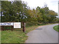 The entrance to Hallowtree Scout Camp