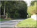 A435 looking west from Clock House crossroads