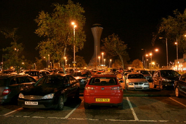 Short stay car park at Edinburgh Airport