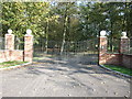 Entrance gates to Colton Lodge