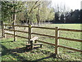 Stile on the footpath