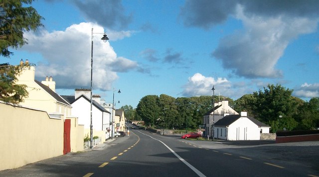 The N5 at the Roscommon village of Tulsk