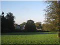 Birdsall House and the remains of Birdsall old church