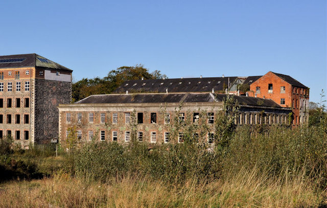 The disused Gilford Mill, Gilford (3)