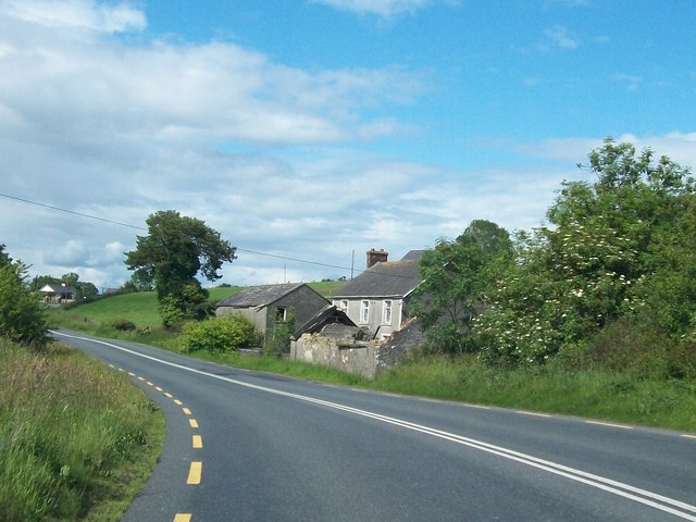 Former farmhouse alongside the R181... © Eric Jones :: Geograph Ireland