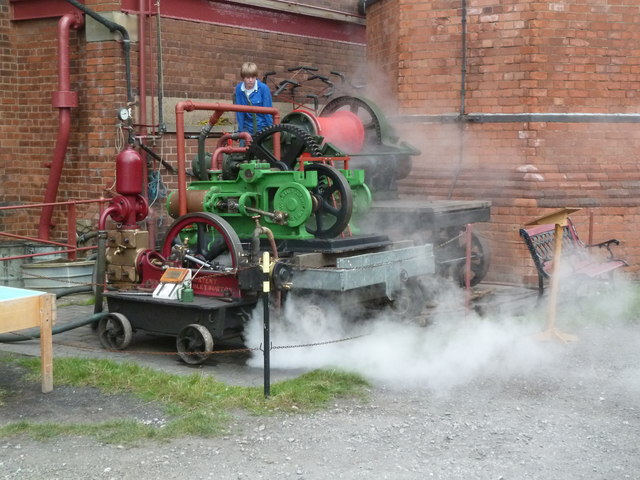 Claymills Victorian Pumping station - warming the outdoor exhibits