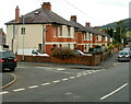 Sennybridge : Defynnog Road houses viewed from near the Coedbach junction