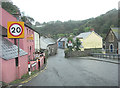 A487 descends towards Fishguard Lower Town