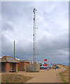 Monitoring Tower at Hordle Cliffs