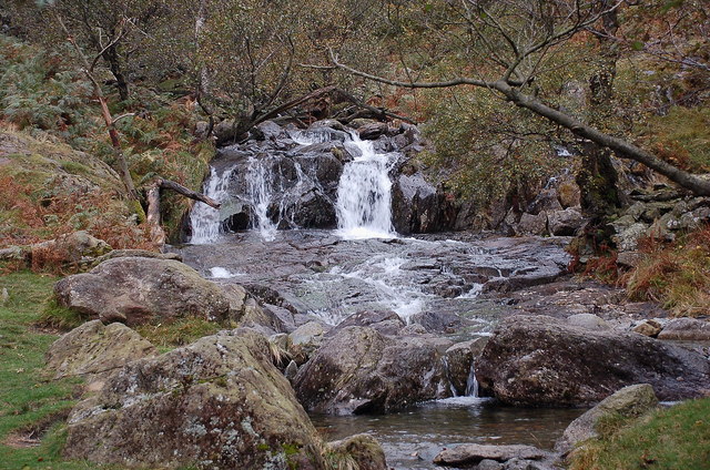 Cascades on Dovedale Beck