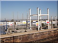 Construction work on Platform 2, Sittingbourne Railway Station