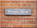 TM3072 : Corner Farm sign by Geographer