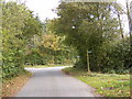 Swan Green Lane & the footpath to Cratfield Road