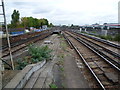 View from the end of Platform 4 at Clapham Junction