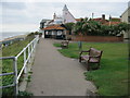 Seating on Southwold seafront