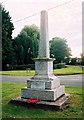 Ducklington Parish War Memorial - northeast side, Standlake Road, Ducklington